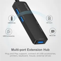 ASTRUM 5000 Mbps USB 3.0 Hub / Card Reader - UH020 Access Point image 3