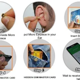 SPYTECTIFY Earpiece Invisible Bluetooth Phone Box, Hidden Micro Wireless Covert Earphone NA Voice Recorder image 4