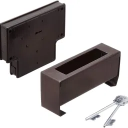 H-0374 Iron Four Lever Center Shutter Lock Set Padlock-image-44
