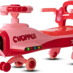 Light Chopper Swing Car Toy Ride On Car For Kids Comfortable Seat With BackRest Car Non Battery Operated Ride On-26