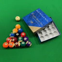 AAA Indian Pool Ball (52.5 mm) Set Snooker, Billiards Pool Cue Stick-picture-41