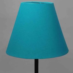 btr crafts Milan Teal Cotton Fabric Solid Lampshade-picture-40