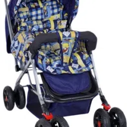 Baby Stroller Pram with 5 Point Saftey Harness Reversible Handlebar Twin Strollers & Prams-10