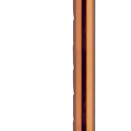 Premium Aluminium Imported Walking Stick With ABS Handle L Type Universal Size Walking Stick For Old Age (Men & Women) (Brown) Walking Stick-5