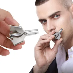 BFORBRIEF Ear and Nose Hair Trimmer Handheld Womens and Men Stainless Steel Remover Trimmer 0 min Runtime 1 Length Settings-image-12