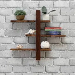 woodenmood Sheesham Wood Book shelf in Provincial Teak Finish by Wooden Mood-picture-35
