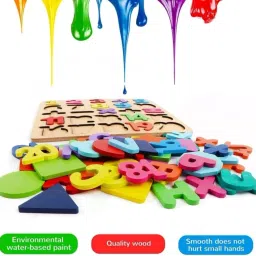 clt Puzzles for Toddlers Alphabet Numbers Shapes 3 Sets Puzzle image 5