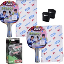 Belbot TT Bat Superb 40+ *** TT Ball And Band Multicolor Table Tennis Racquet-24