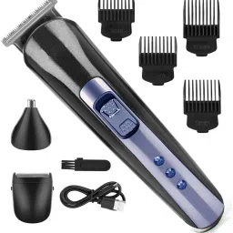 JKMN 3 in 1 Shaver and Nose Trimmer All In One Body Grooming Kit 60 minRuntime 4 Length Settings-picture-28