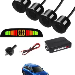 Black 4 Parking Reverse Safety Sensor For Vehicles-285 Universal Reverse Black Parking Sensor With Buzzer And LED Display-285 Parking Sensor-picture-22