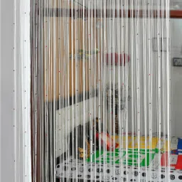 213 cm (7 ft) Polyester Semi Transparent Door Curtain Single Curtain-image-40