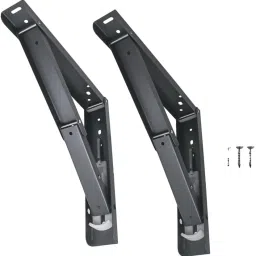 Heavy Duty Foldable Brackets for Wall-Mounted Racks & Tables 20 inch Shelf Bracket-24