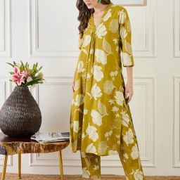 Women Pure Cotton Kurta Pant Set-image-57