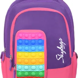 Small 18 L Backpack POP IT 02 SCHOOL BACKPACK PURPLE-33