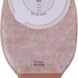 One piece pouch, drainable, clamp CLOSURE 60mm (Transluscent), (102 BNC) ( Hydrocolloid Medical Dressing-22