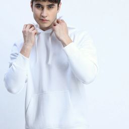 Men Full Sleeve Solid Hooded Sweatshirt-image-76
