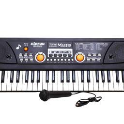 BF530 - 49 Key Piano Keyboard with Mic & USB Cable BF41 49-KEY Analog Portable Keyboard-image-2