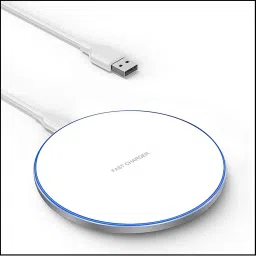X88 Pro Fast Round Charging Pad Wireless Charger Compatible for Qi Phones & Smartphones Charging Pad-image-74