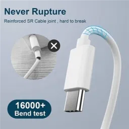 TechZen USB Type C Cable 3.5 A 1 m Type_C_white1 image 2