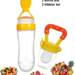 Fresh Food Feeder, Infant Teether Nibbler Toys, for Toddlers & Kid- Combo of 2 Feeder-3
