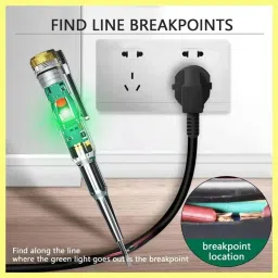 1 PCS High-Brightness Intelligent Voltage Tester Pen - Multi-function LEDTestPen Digital Voltage Tester-14