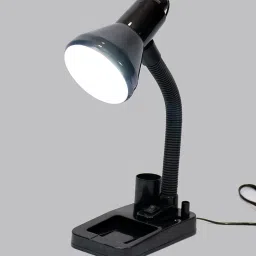 mskncr Lamp for Students with Metal Shade and Plastic Base Study Lamp image 2