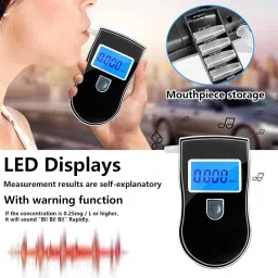 real instruments AT818 Breath Analyzer Alcohol Tester Machine Alcohol Tester Analytical Scale Digital Colorimeter image 5
