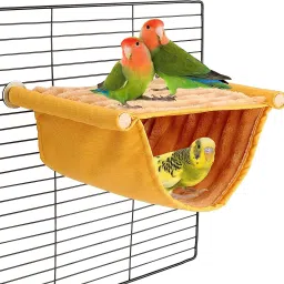 Bird Nest House Winter Warm Parrot House Bed Hammock Tent Toy Wooden, Cotton Training Aid For Bird-image-62
