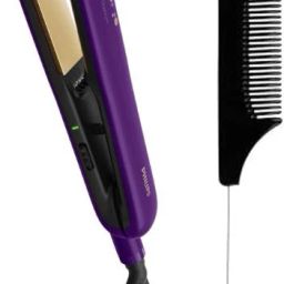 PHILIPS BHS386 Hair Straightener With Tail Comb Personal Care Appliance Combo-image-30