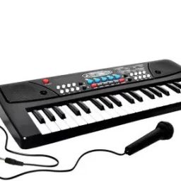 37 Keys Kids Piano Keyboard | Piano For Kids With Microphone217 (Black)-image-74