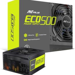 Ant ECO500 Non Modular Gaming Power Supply/PSU for PC 500 Watts PSU-42