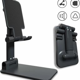STRIFF FOLD Adjustable Phone & Tablet Stand, Foldable Mount for Desk Mobile Holder image 4