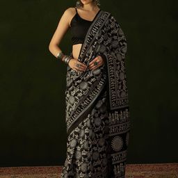 Mitera Warli  Dabu Saree-42