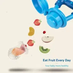 vadhavan Multicolor Silicone Food/Fruit Nibbler,Soft Pacifier,Teether for Baby Feeder image 3