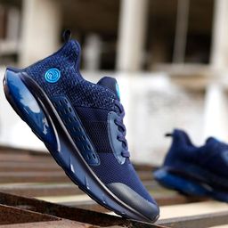bacca bucci Men Navy Blue Mesh Training or Gym Non-Marking Shoes-picture-25
