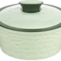 Topaz 2500 Plastic Inner Stainless Steel Casserole, Litres,Green Thermoware Casserole-image-102