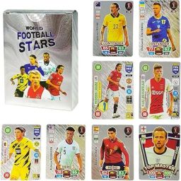 World Football Soccer Stars 55 Silver Cards, Soccer Trading Card-image-31