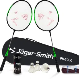 PB-2000 Combo, JSBN-101 & Featherlite 2 Shuttle Badminton Kit-23