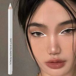 White Kajal Eyeliner Pencil Waterproof-image-4
