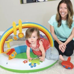 Rainbow Go & Grow Activity Gym Inflatable Swimming Pool-image-41