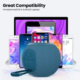 Portronics Resound Wireless with LED Lights, In-built FM Radio 5 W Bluetooth Speaker image 4