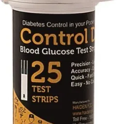 Control D HDCDSTP25 25 Glucometer Strips-22