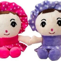 Mini Dolls Best Soft Toys for Girls: The Perfect Gift ( Pack of 2) - 20 cm-image-0