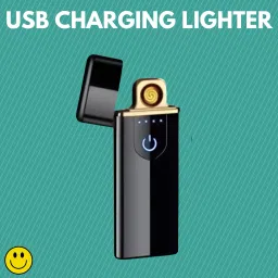 USB Rechargeable Lighter for Smoking Windproof Slim Lighter with FingerprintT186 USB Rechargeable Lighter for Smoking Windproof Slim Lighter with FingerprintC186 Pocket Lighter-picture-0