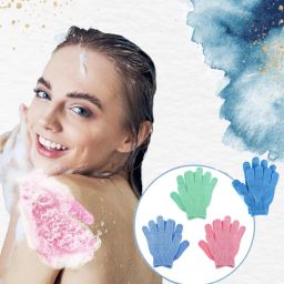 Elastic Fit Scrub Gloves for Smooth Skin and Gentle Polish-image-84