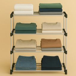 Multipurposar Storage rack PVC Collapsible Wardrobe-picture-15