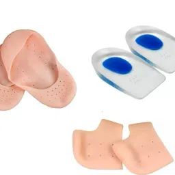Silicon Heel Protector,Anti Crack Full Length, Heel Support (3 Pairs) Heel Support-picture-12