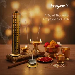 K A S 18 COPPER INCENSE STICK HOLDER Stainless Steel Incense Holder-16