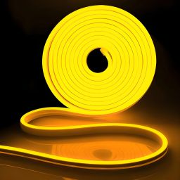 600 LEDs 5 m YELLOW Neon Steady Strip Rice Lights Candle-3