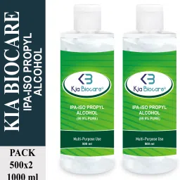 KIA BIOCARE ISO PROPYL ALCOHOL 99% PURE for Computers, Laptops, Mobiles for Computers, Laptops, Mobiles-24